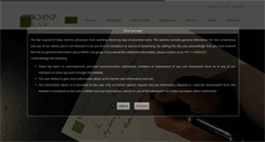 Desktop Screenshot of kmnplaw.com